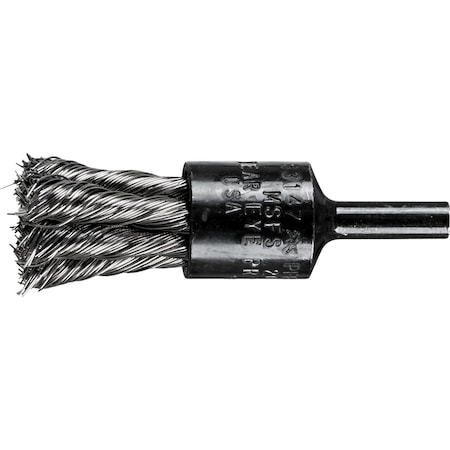 Pferd End Straight Cup Knot, .014SS Wire, 1/2 83147